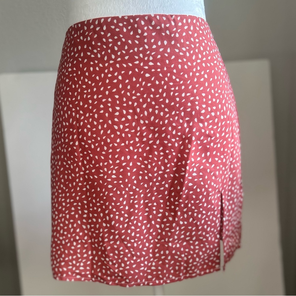 Pink Polka Dot Women's Skirt